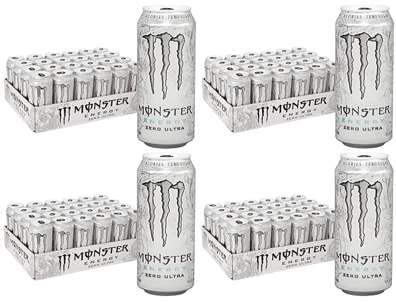 Monster Zero Ultra - 16 Ounce - 24 Pack (Pack of 4)