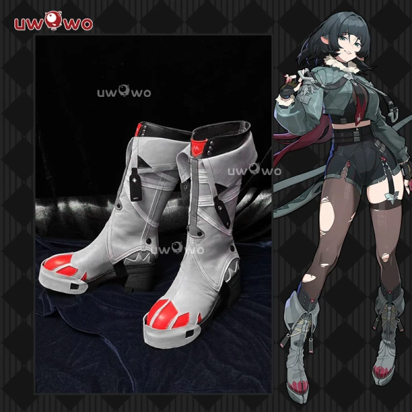 Uwowo Game Zenless Zone Zero/ZZZ UP TO SIZE 45 Jane Doe Cosplay Shoes Boots - 45