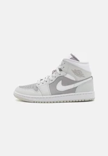 AIR JORDAN 1 MID - Magas szárú edzőcipők - photon dust/white/atmosphere grey