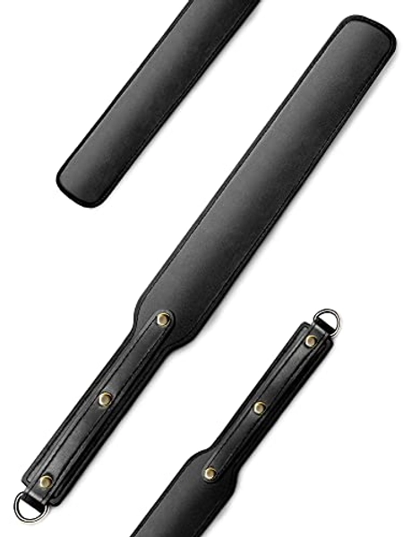 Ueemph 18 inch Riding Crop,Leather Paddle,Super Durable Rug Paddles,Equestrian Crops