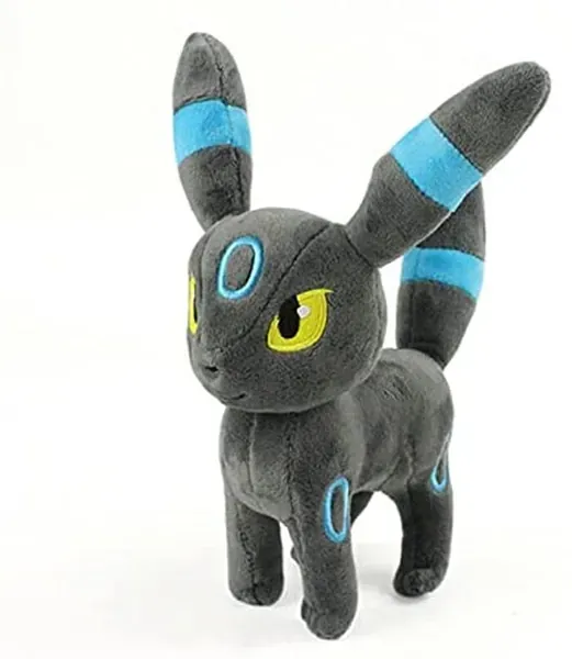 Umbreon Eevee Evolution Standing Shiny Animal Stuffed Plush Quality Cartoon Toy