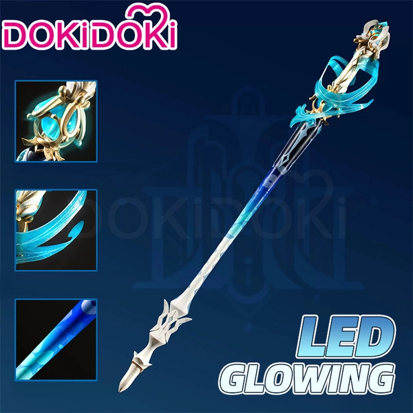 【Normal Ver. Ready For Ship】【LED GLOWING】DokiDoki Game Genshin Impact Cosplay Furina Sword Prop Splendor of Tranquil Waters Weapon Fontaine Focalors