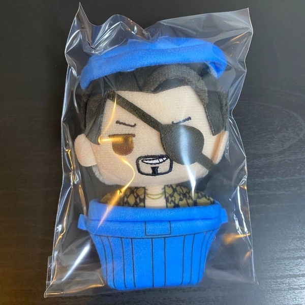 Sega Lucky kuji Ryu ga Gotoku Majima Dust box mascot plush doll C prize