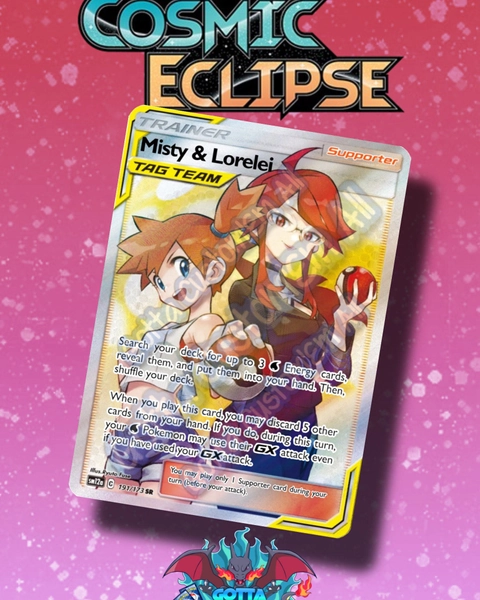 Custom Tag Team Pokémon Card - Misty & Lorelei (English Version)