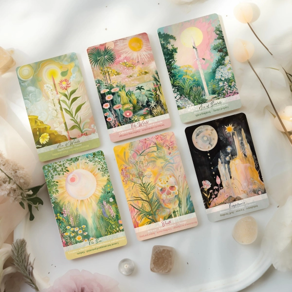 Deep Soul Tarot Deck, Tarot Deck, Tarot Card Deck, Tarot Deck with Guidebook, Artificial Intelligence Tarot,  78 Tarot Cards