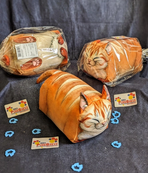 Cat Bread Loaf Plush