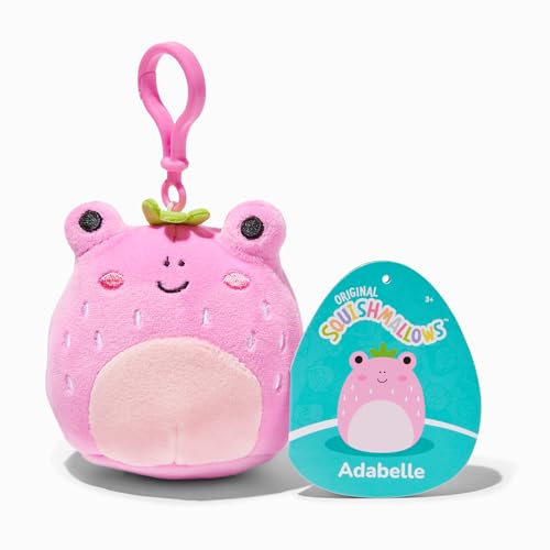 Claire's Squishmallows™ 3.5" Adabelle The Strawberry Frog Plush Toy