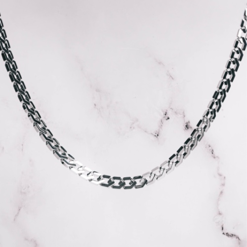 TITAN Chain 18K White Gold | 24"