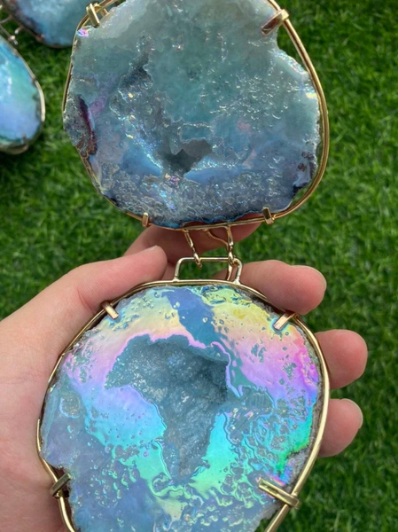 Angel Blue Pearl Aura Gemstone Box