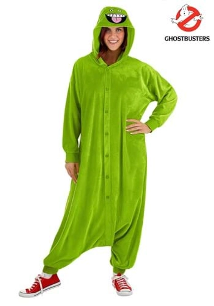 Ghostbusters Slimer Adult Costume Onesie