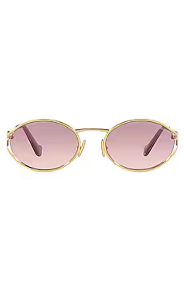 Miu Miu Oval in Gold from Revolve.com