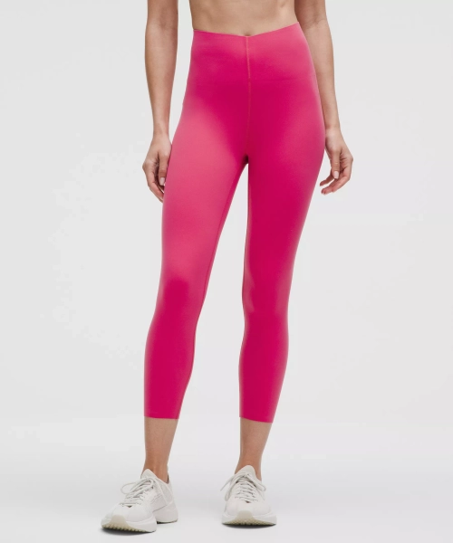 lululemon Glow Up™ Super-High-Rise Crop 23" - Raspberry coulis - 10