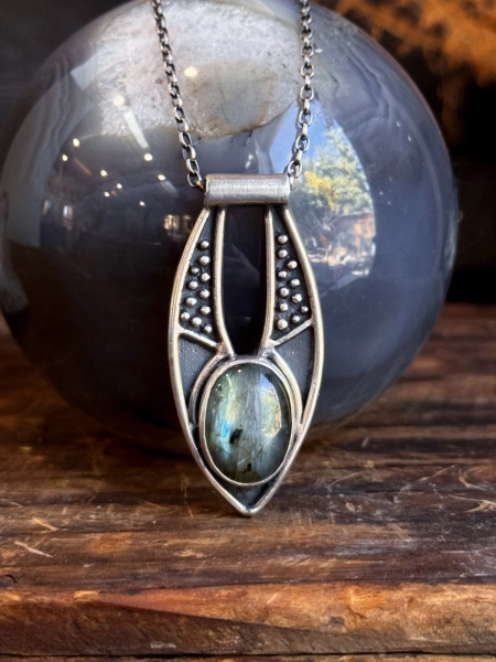 Ara Necklace // Labradorite