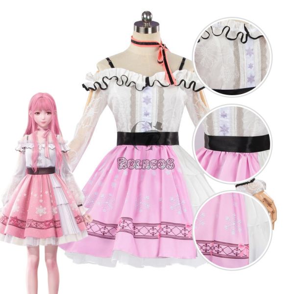 Infinity Nikki Pink Dress Cosplay Costume