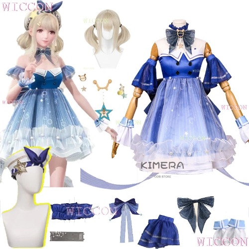 Infinity Nikki Bubbly Voyage Cosplay Dress | Costume and wig / S