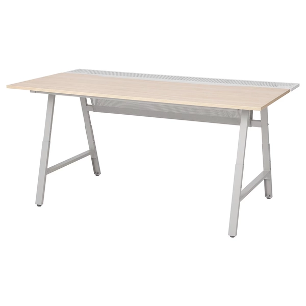UTESPELARE Gaming desk - ash effect/grey 160x80 cm