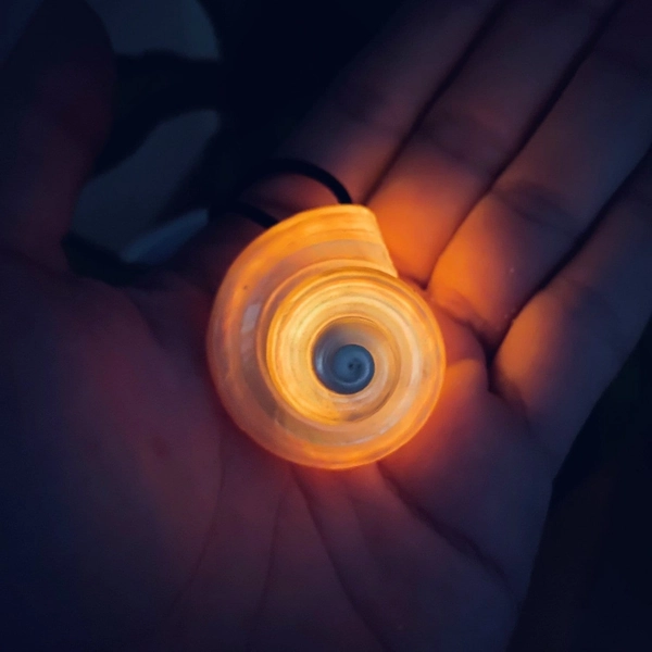 Glow in the Dark Sea Witch Shell Necklace, Seashell Necklace, Ursula Necklace, Sea Necklace, Ursula Gold Necklace, Ursula Costume