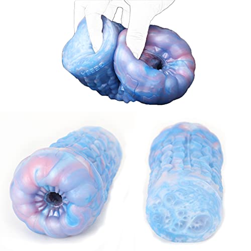 Kuaecr 533 g Realistic Monster Masturbator Pocket Pussy Sex Toy, Manual Cup Masturbators Men Sex Toy with 3D Vagina Masturbation Portable Erotic Sex Toy