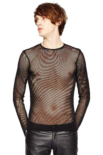Tripp Fishnet Shirt [Black] | L