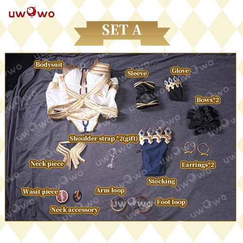 【Pre-sale】Uwowo Game Fate/Grand Order FGO Ishtar Stage 1 Cosplay Costume - Set A: Costume L