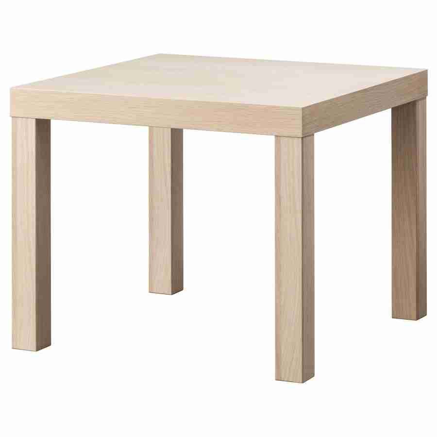 LACK Side table - white stained oak effect