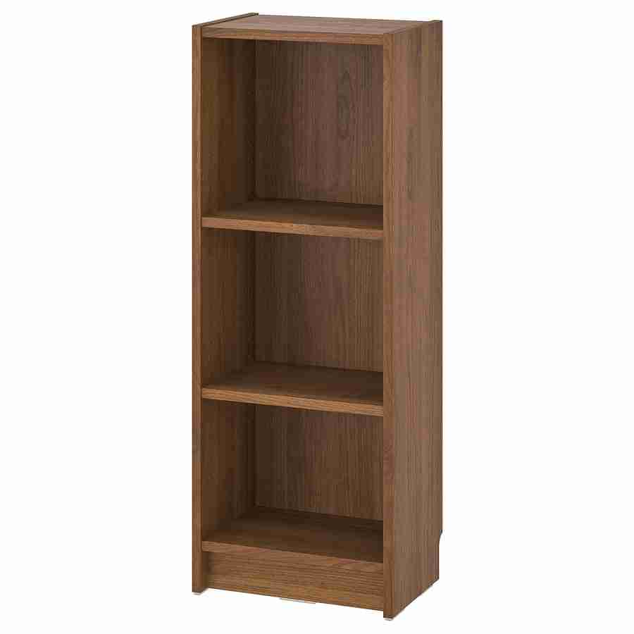 BILLY Bookcase - brown walnut effect 40x28x106 cm (15 3/4x11x41 3/4 ")