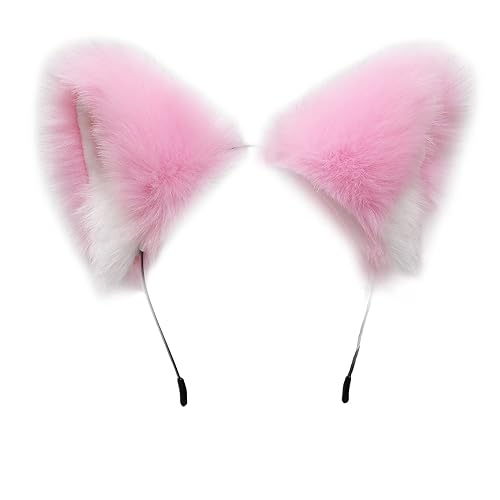 Fxaelian Animal Fox Cat Dog Ears Headband