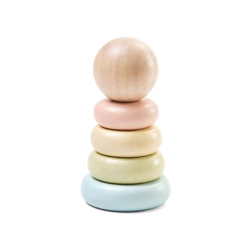 Plan Toys First Stacking Ring - Pastel | Default Title