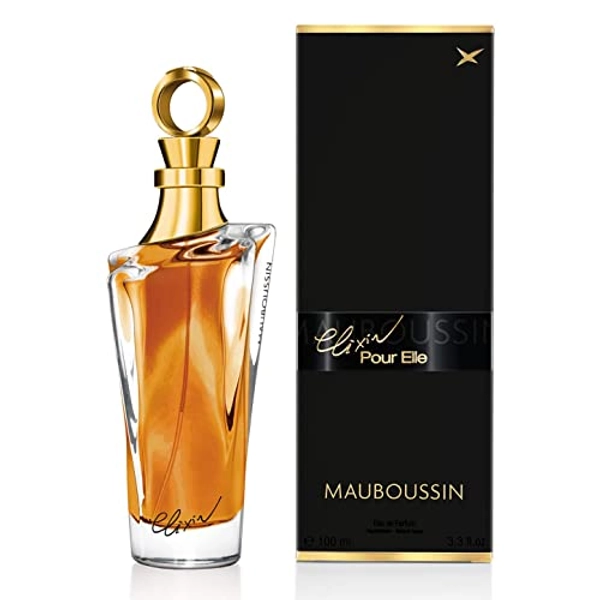 Mauboussin - Elixir Pour Elle - Eau de Parfum For Women - Oriental & Gourmet Fragrance - 3.3Fl Oz (100ml)