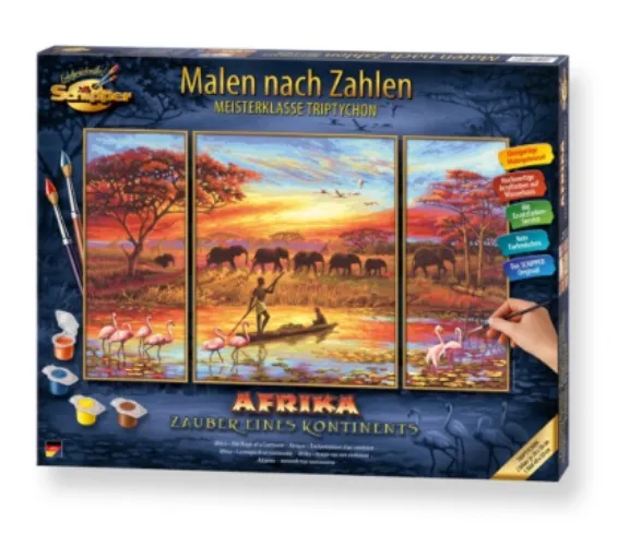 SCHIPPER 609260627 MNZ - Malen nach Zahlen Afrika - Zauber eines Kontinents