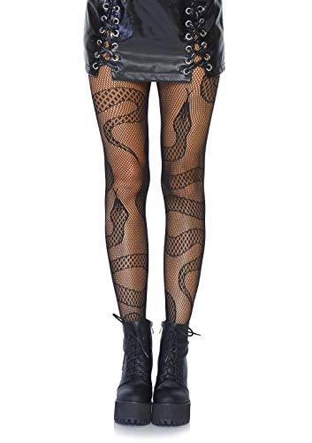 Leg Avenue womens Dark Alternative Animal Fishnet TightsAdult Sized Costumes - One Size - Snake