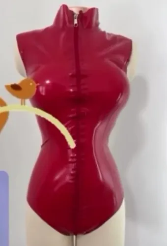 Cherry Godess Latex bodysuit 