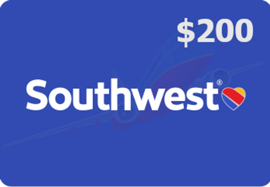 Southwest Airlines $200 Gift Card US