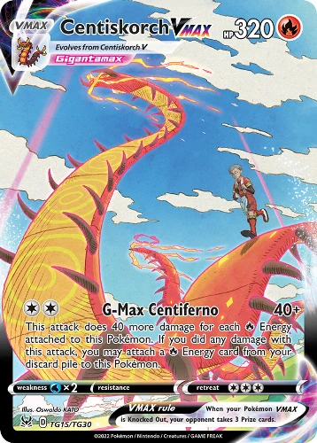 Centiskorch VMAX #TG15 Pokemon Lost Origin