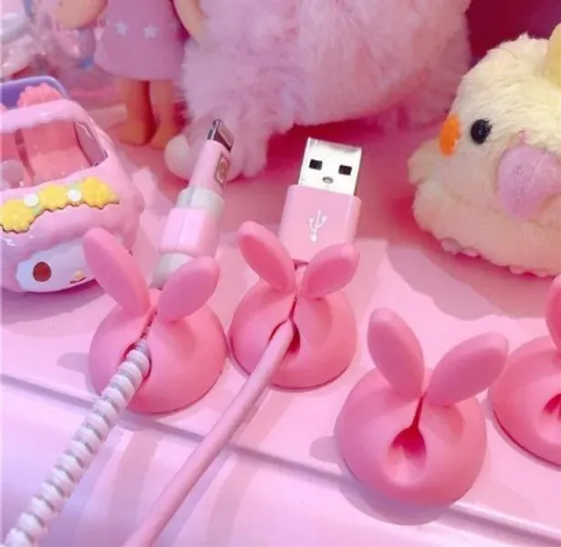 Bunny Ears Cable Holder Set 4pcs | Etsy Canada
