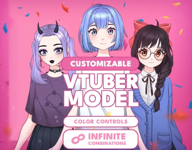 Customizable Vtuber Model