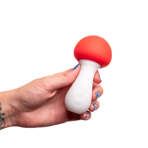 Shroomie Rechargeable Mushroom Vibrator - Red