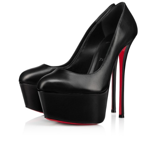 Dolly Pump Alta 160 Black Leather - Women Shoes - Christian Louboutin