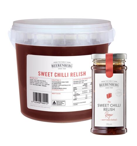 Beerenberg Sweet Chilli Relish 2Kg Refill 9311485003426 | eBay