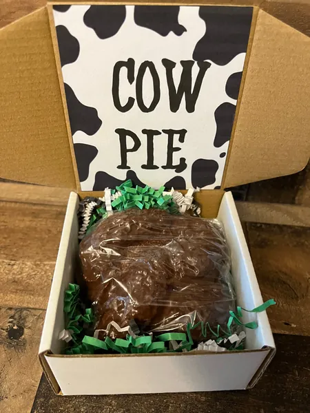 Solid milk chocolate cow pie!! Hilarious perfect gift for the cow lover that has everything! Great gag gift! If you love cows this is for u!