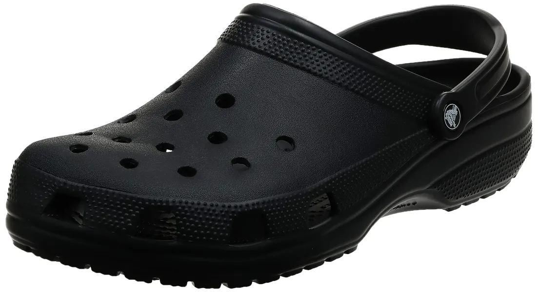 Crocs Unisex-Adult Classic Clogs (Best Sellers) - 7 Women/5 Men Black