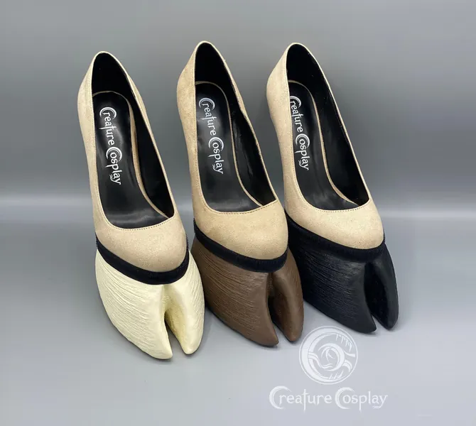 Cloven Hoof Shoes with Thigh-High Leggings