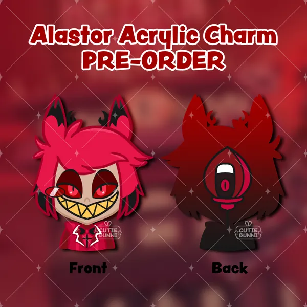 [Hazbin Hotel] Alastor Acrylic Charm Keychain