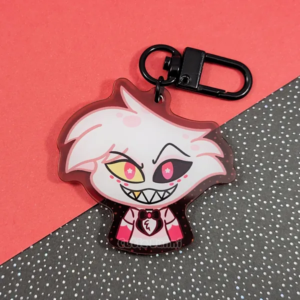 [Hazbin Hotel] Angel Acrylic Charm Keychain