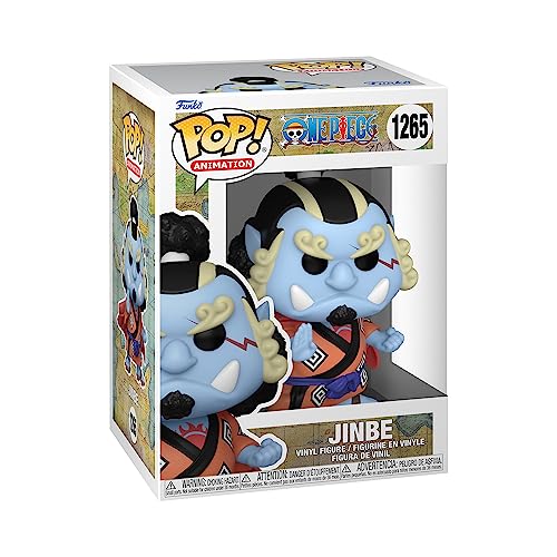 Funko Pop! Animation: One Piece - Jimbei - Jinbe - 1 Chance sur 6 D'avoir Une Variante Rare Chase - Figurine en Vinyle à Collectionner - Idée de Cadeau - Produits Officiels - Anime Fans