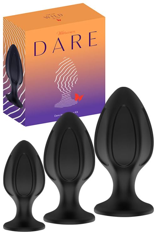 Wild Secrets 3 Piece Silicone Butt Plug Training Kit