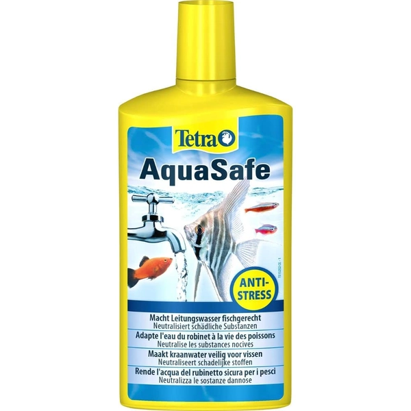 Tetra AquaSafe Vattenberedningsmedel för Akvarier, 0,5 l