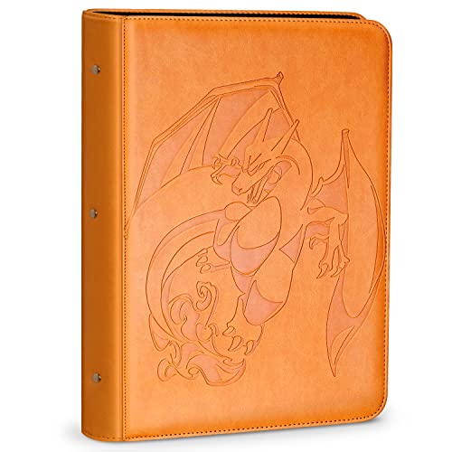 Douper Card Binder for Pokemon Cards, 9 Pocket 540 Cards Trading Cards Games Collection Holder Collector with Side-Loading Sleeves