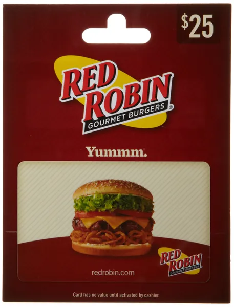 Red Robin Gift Card - 25 Hamburger