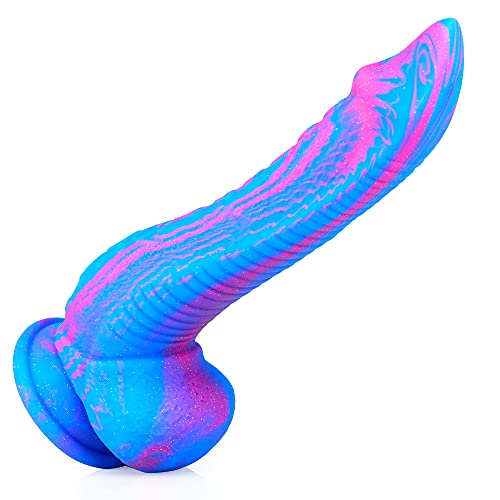 Realistic Dildo with Suction Cup-Adult Sex Toy for Woman Man,Huge Thick Silicone Dildo,Dildos Prostate Massager Tentacle Dildos Adult Sex Toys, Anal Butt Plugs Sex Toys for Women Men Couple 9 Inches